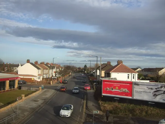 Seaton Lane heading east towards Seaton Carew
