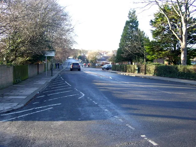 Elwick Road on the edge of West Park